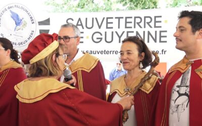 52e de la fête de vins de Sauveterre de Guyenne et intronisation à la Confrérie des Compagnons de Bordeaux.🎖️