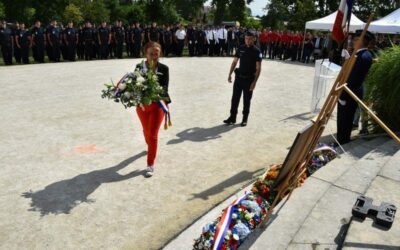 Première cérémonie en tant que députée : hommage aux policiers morts dans l’exercice de leurs fonctions