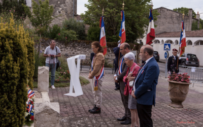 Commémoration du 14 Juillet, de Sauveterre de Guyenne à Blasimon