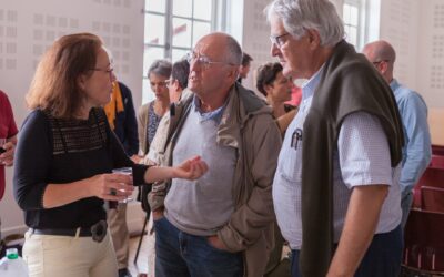 Réunion de presse, à la Mairie Créon autour de la candidature de Mathilde Feld