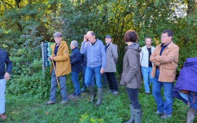 Visite de la ferme de Monsieur Pujos à Saint-Côme ayant contractualisé une MAEC