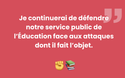 Question écrite : Suppressions de postes d’enseignants incompréhensibles