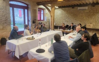 Rapporteurs de la mission d’information sur les stratégies de marché de la filière vitivinicole : Rencontre au château de Camarsac