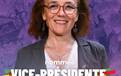 Nommée vice-présidente du groupe d’étude Vigne, Vin, Œnologie