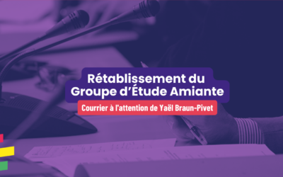 Demande de rétablissement du Groupe d’Étude Amiante