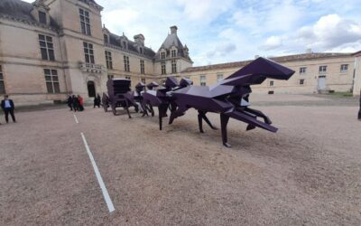 Inauguration du Carrosse de Xavier Veilhan au Château Ducal de Cadillac