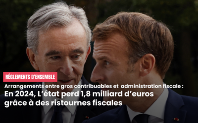 Réglements d’ensemble, des arrangements entre gros contribuables et administration fiscale (Conférence de Presse)