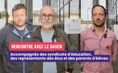 Fermetures de classes : rencontre avec le DASEN