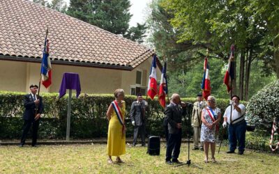 Inauguration de la place du 19 mars 1962 à Saint-Martin-du-Puy