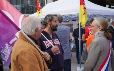 Rassemblement à Pessac pour le maintien des guichets physiques dans nos gares