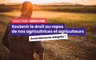 Adoptions d’amendements en faveur de nos agriculteurs et de leur droit au repos #PLF2026