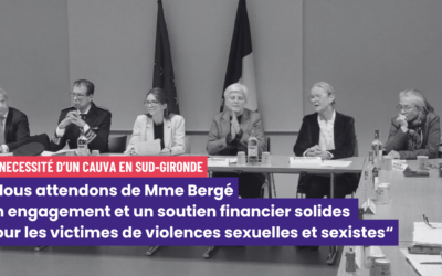 Retour sur la réunion relative aux Violences sexuelles et intrafamiliales en Gironde avec la ministre Aurore Bergé