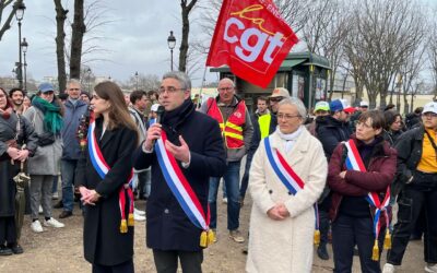 Rassemblement avec les collectifs de salariés des filières renouvelables