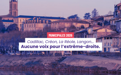 Municipales 2026 : Faisons barrage à l&rsquo;extrême-droite dans toutes les communes