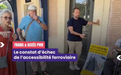 Accés trains PMR : Le constat d’échec de l’accessibilité ferroviaire
