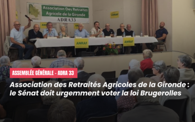 ADRA33 : garantir l’accès à une retraite digne pour tous les agriculteurs