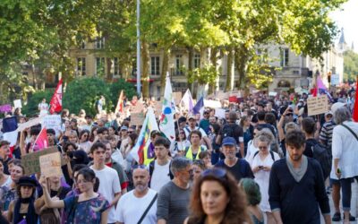 Mobilisation de la jeunesse à Bordeaux : Une marée humaine de plus de 20 000 personnes !